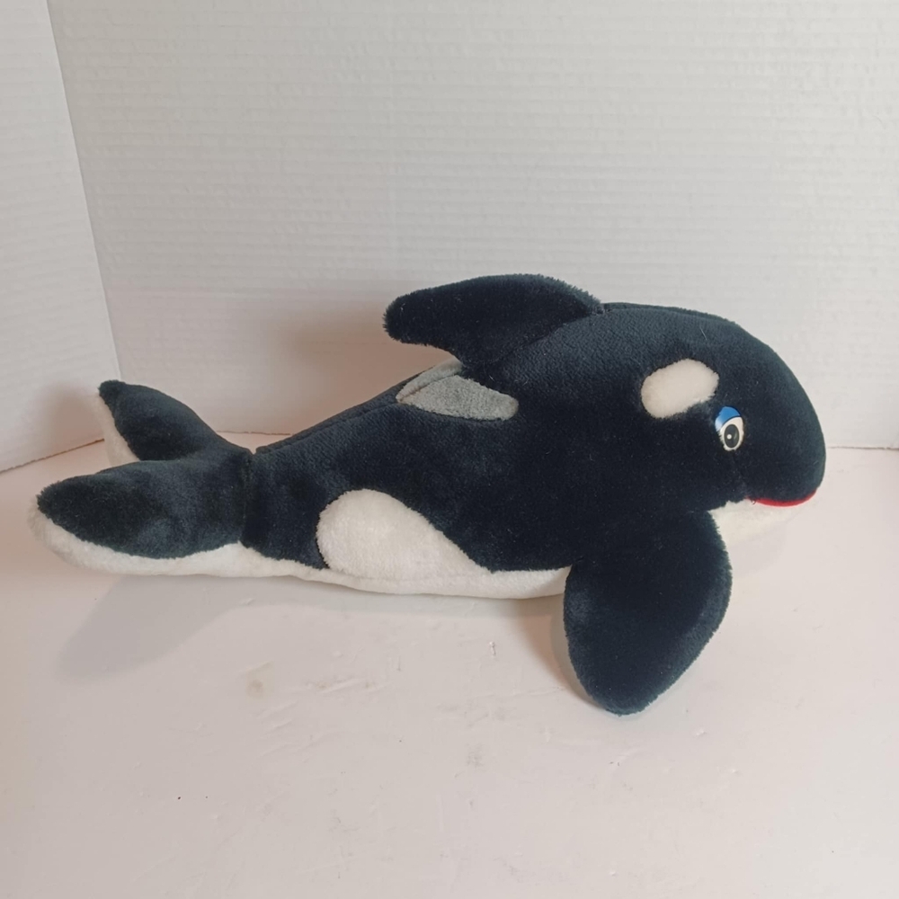 Black and‎ White Orca Plush Toy